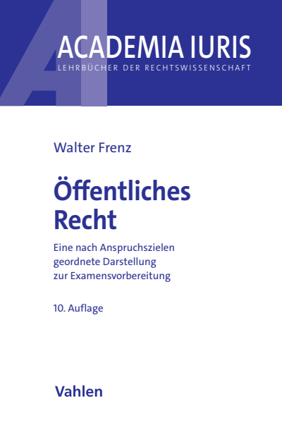 Cover des Buchs: Öffentliches Recht