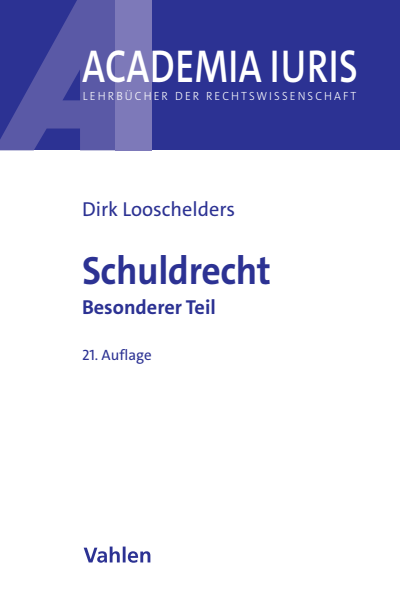Cover of book: Schuldrecht Besonderer Teil
