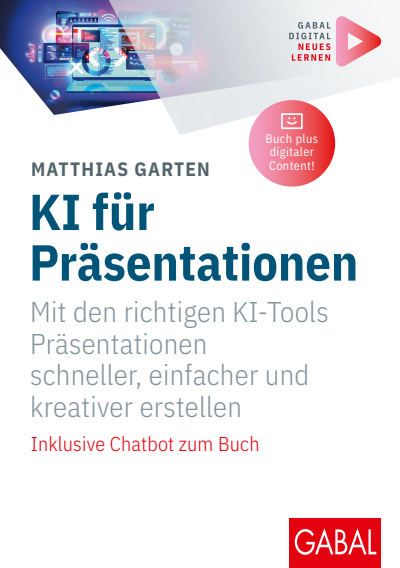Cover des Buchs: KI für Präsentationen
