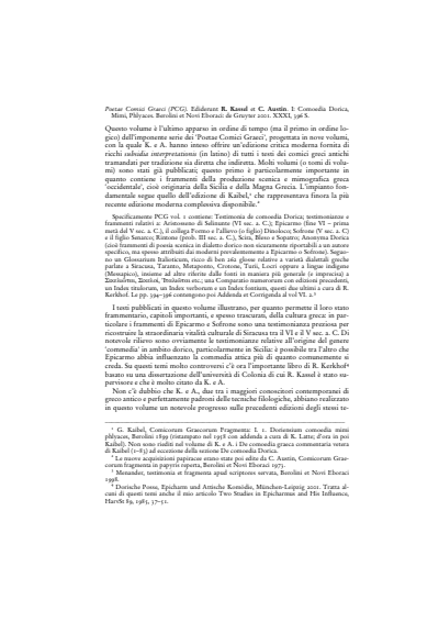 Cover der Ausgabe: Gnomon Jahrgang 76 (2004), Heft 3