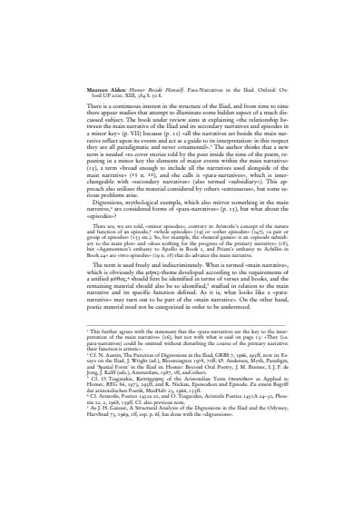 Cover der Ausgabe: Gnomon Jahrgang 76 (2004), Heft 4