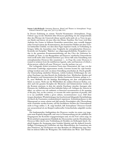 Cover der Ausgabe: Gnomon Jahrgang 77 (2005), Heft 3