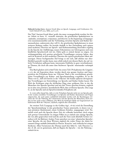 Cover der Ausgabe: Gnomon Jahrgang 78 (2006), Heft 3