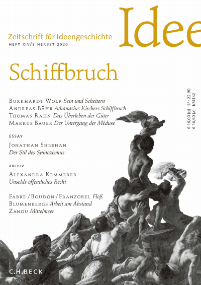 Cover der Ausgabe: Zeitschrift für Ideengeschichte Jahrgang 14 (2020), Heft 3