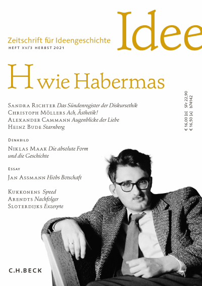 Cover der Ausgabe: Zeitschrift für Ideengeschichte Jahrgang 15 (2021), Heft 3