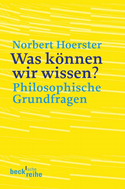 Cover of book: Was können wir wissen?