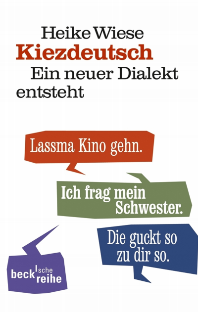 Cover of book: Kiezdeutsch