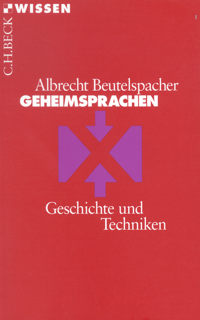 Cover of book: Geheimsprachen