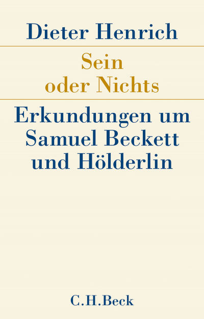 Cover of book: Sein oder Nichts