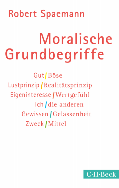 Cover of book: Moralische Grundbegriffe