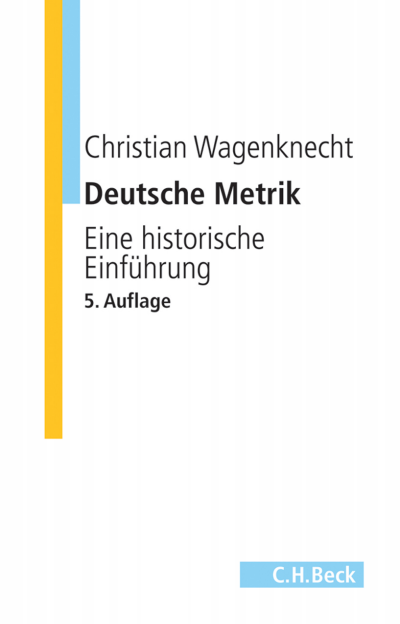 Cover of book: Deutsche Metrik