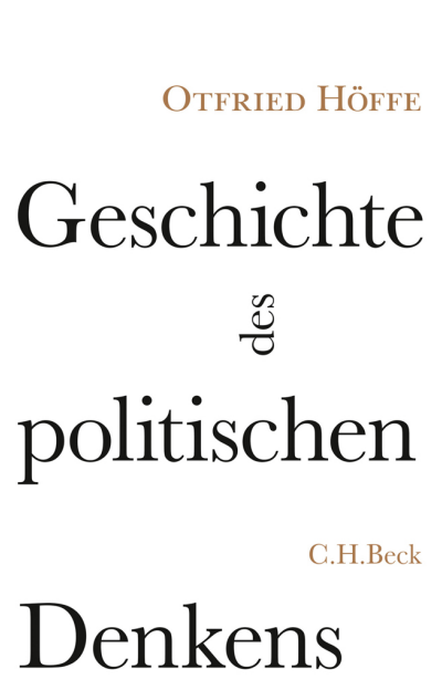 Cover of book: Geschichte des politischen Denkens