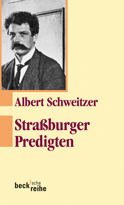 Cover of book: Straßburger Predigten