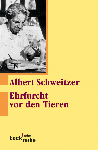 Cover of book: Ehrfurcht vor den Tieren