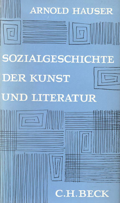 Cover of book: Sozialgeschichte der Kunst und Literatur