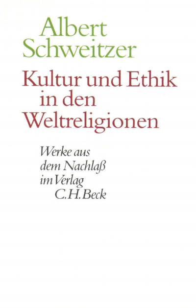 Cover of book: Kultur und Ethik in den Weltreligionen