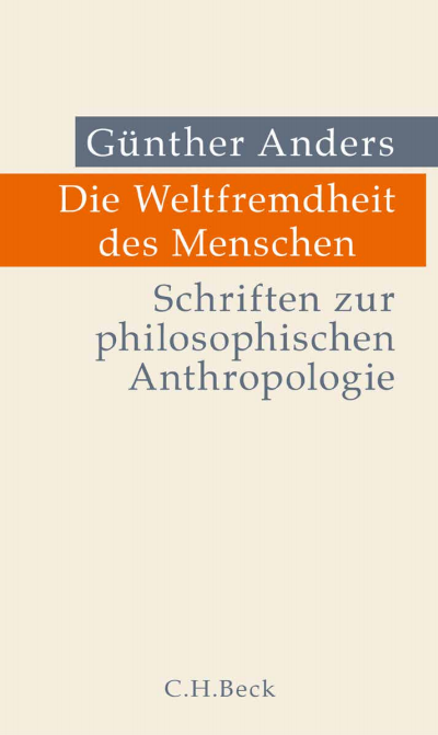 Cover of book: Die Weltfremdheit des Menschen