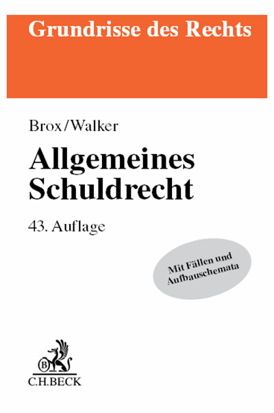Cover of book: Allgemeines Schuldrecht