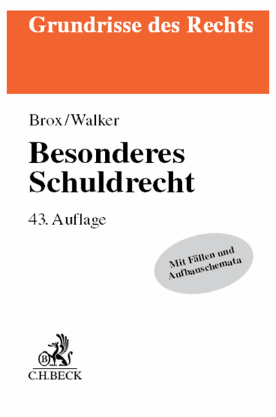 Cover of book: Besonderes Schuldrecht