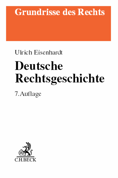 Cover of book: Deutsche Rechtsgeschichte