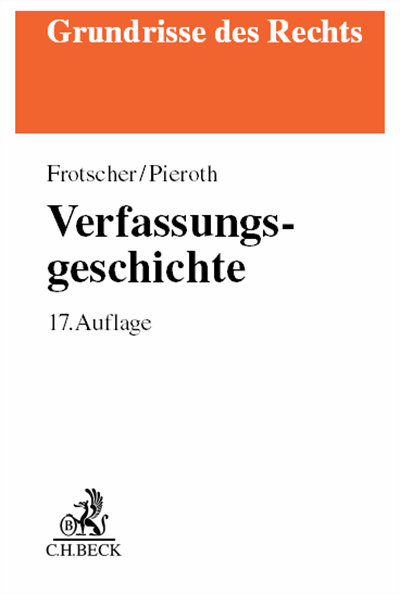 Cover of book: Verfassungsgeschichte