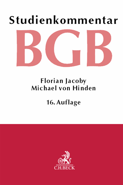 Cover des Buchs: Bürgerliches Gesetzbuch