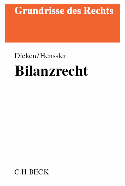 Cover of book: Bilanzrecht