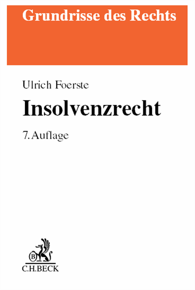 Cover of book: Insolvenzrecht