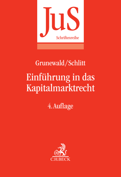 Cover des Buchs: Einführung in das Kapitalmarktrecht