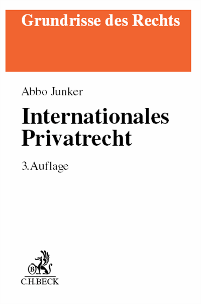 Cover of book: Internationales Privatrecht