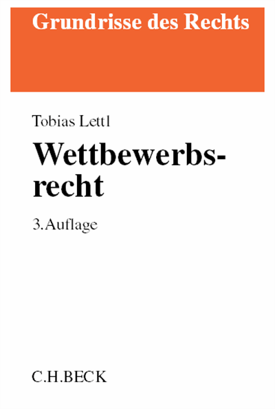 Cover of book: Wettbewerbsrecht