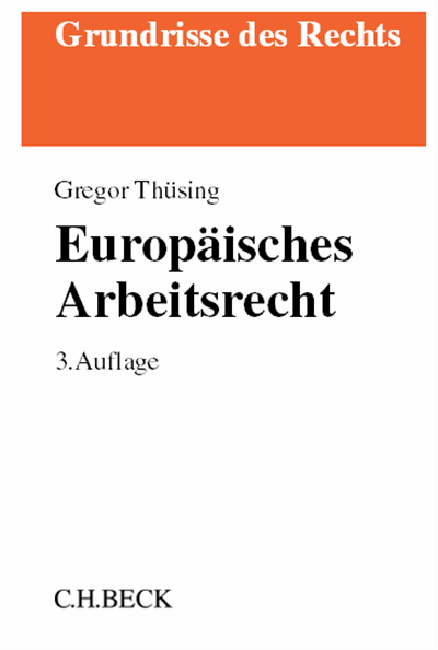 Cover of book: Europäisches Arbeitsrecht