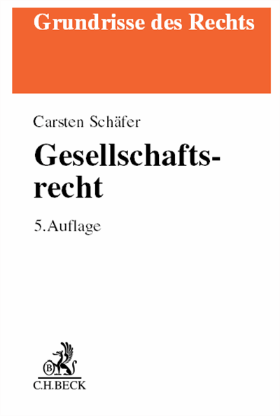 Cover of book: Gesellschaftsrecht