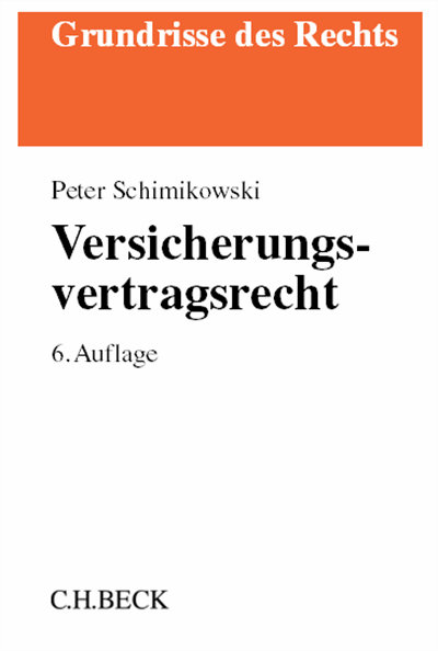 Cover of book: Versicherungsvertragsrecht