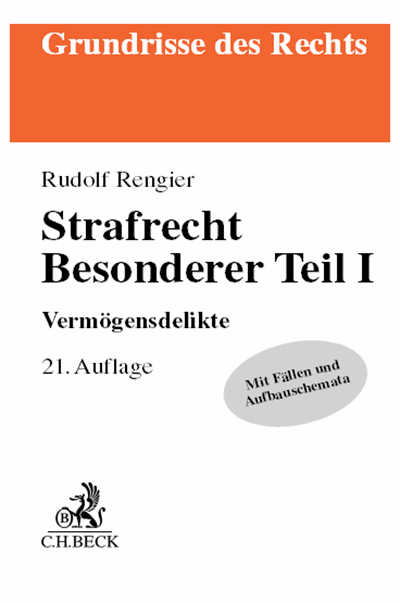 Cover des Buchs: Strafrecht Besonderer Teil I