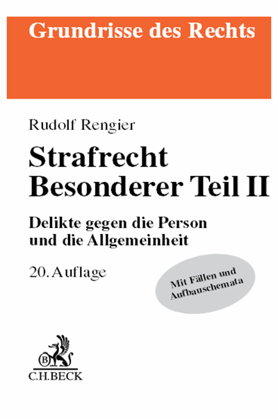 Cover des Buchs: Strafrecht Besonderer Teil II