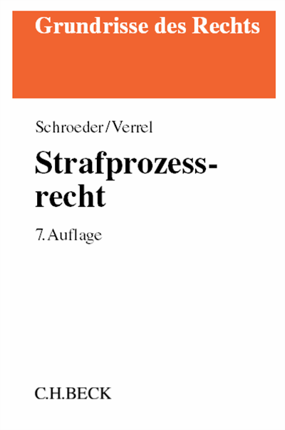 Cover des Buchs: Strafprozessrecht