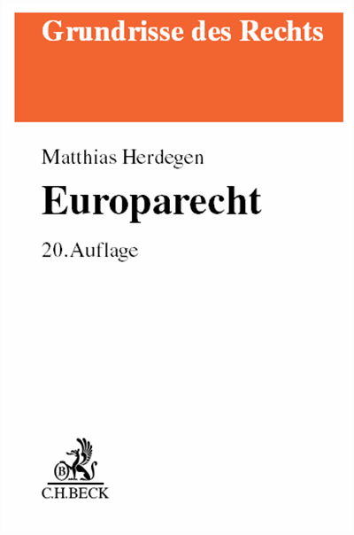 Cover of book: Europarecht