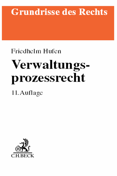 Cover of book: Verwaltungsprozessrecht