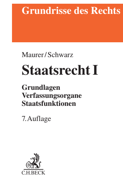 Cover of book: Staatsrecht I