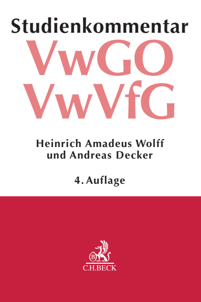 Cover des Buchs: Verwaltungsgerichtsordnung (VwGO) Verwaltungsverfahrensgesetz (VwVfG)