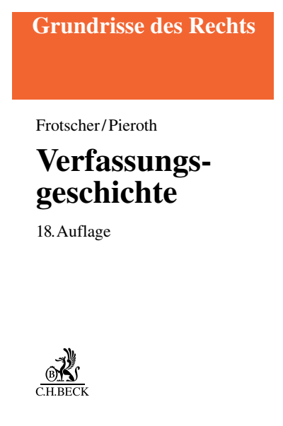 Cover of book: Verfassungsgeschichte