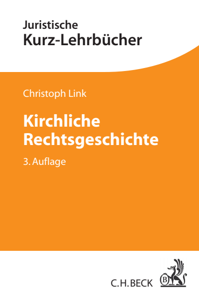 Cover of book: Kirchliche Rechtsgeschichte
