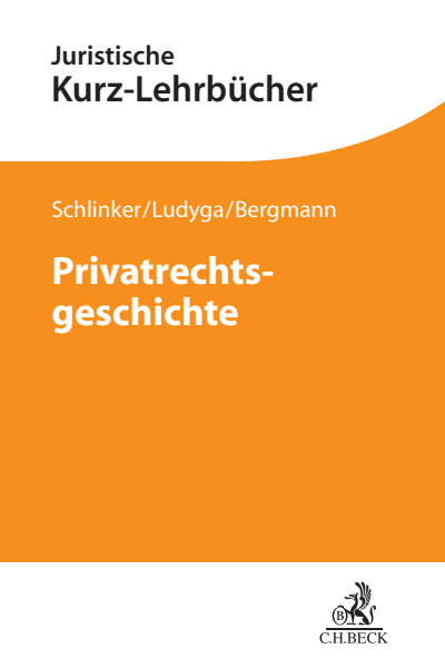 Cover of book: Privatrechtsgeschichte