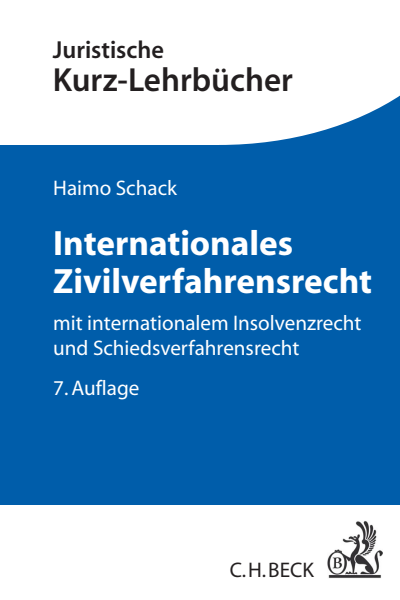 Cover of book: Internationales Zivilverfahrensrecht