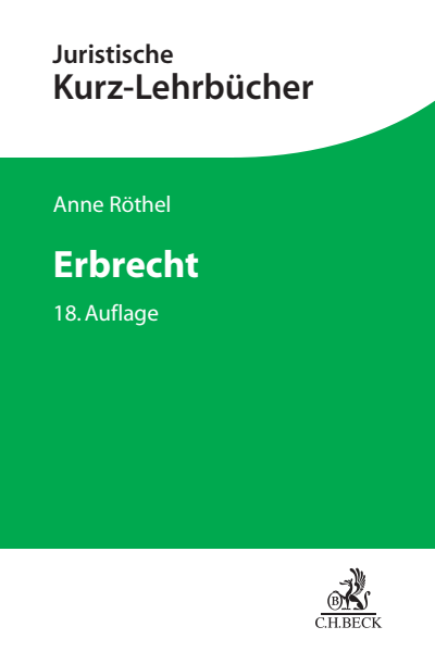 Cover of book: Erbrecht