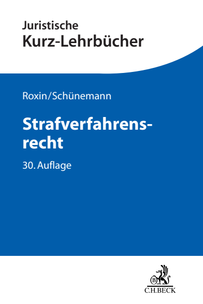 Cover des Buchs: Strafverfahrensrecht