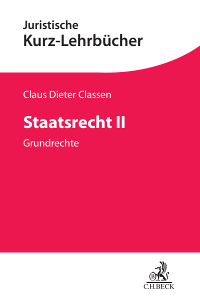 Cover of book: Staatsrecht II