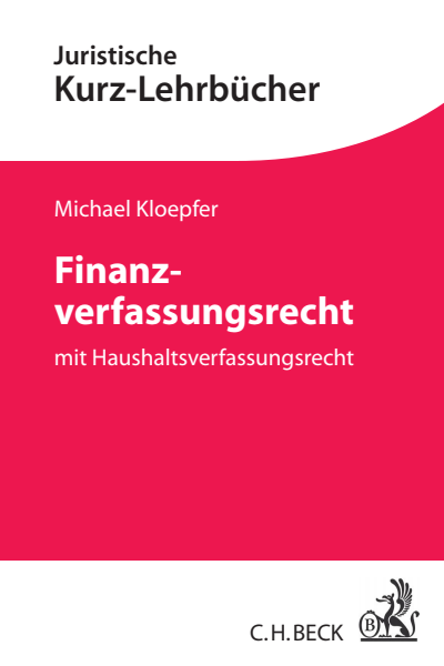 Cover of book: Finanzverfassungsrecht
