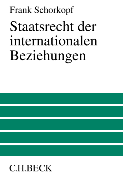 Cover des Buchs: Staatsrecht der internationalen Beziehungen